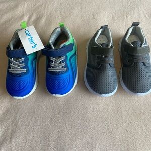 Carter's Kids Blue and Gray Sneakers Set